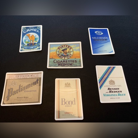 Vintage cigarette stickers - Picture 1 of 7